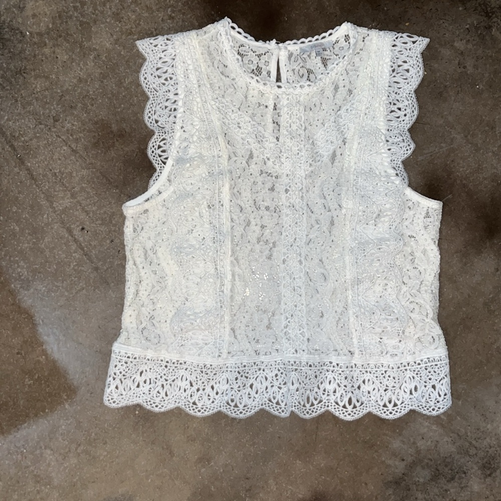 Lace top.